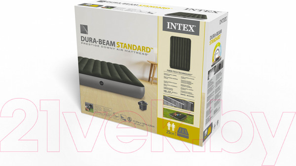 Изображение товара Надувной матрас Intex Prestige Downy Airbed 64778 (с электронным насосом)