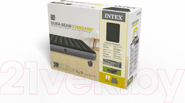 Изображение товара Надувной матрас Intex Prestige Downy Airbed 64779 (с электронным насосом)
