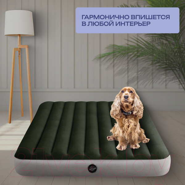 Изображение товара Надувной матрас Intex Prestige Downy Airbed 64779 (с электронным насосом)