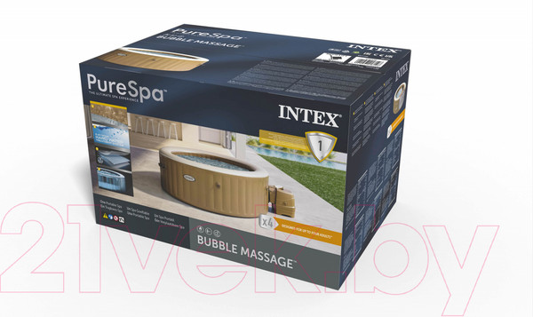 Изображение товара Бассейн-джакузи Intex Bubble Massage / 28426