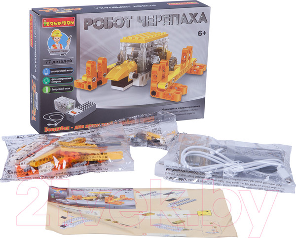Изображение товара Конструктор Bondibon Робот черепаха / ВВ3493
