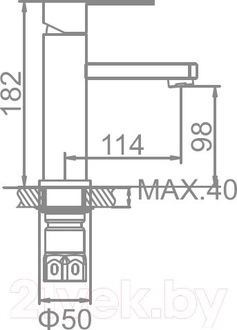 Изображение товара Смеситель Ledeme L71033B