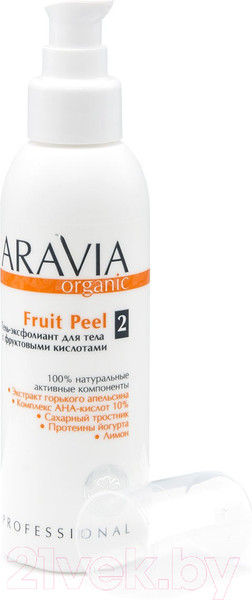 Изображение товара Гель для тела Aravia Organic Fruit Peel с фруктовыми кислотами (150мл)