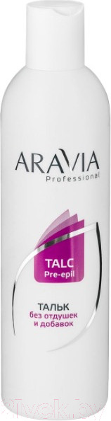 Изображение товара Тальк перед депиляцией Aravia Professional без отдушек и химических добавок (300мл)