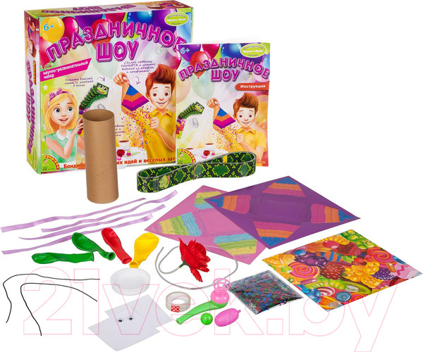 Изображение товара Набор для опытов Bondibon Французские опыты. Праздничное шоу / ВВ2762