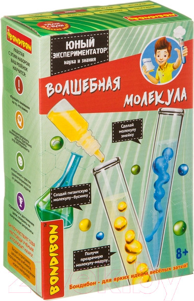 Изображение товара Набор для опытов Bondibon Волшебная молекула. Юный экспериментатор / ВВ4143