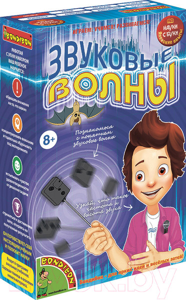 Изображение товара Набор для опытов Bondibon Японские опыты. Звуковые волны / ВВ1174