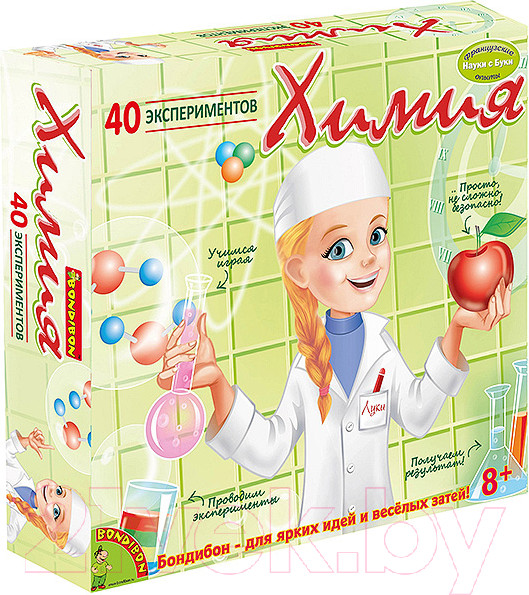 Изображение товара Набор для опытов Bondibon Французские опыты. Химия / ВВ1060