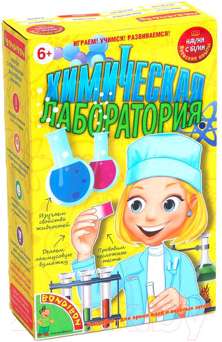 Изображение товара Набор для опытов Bondibon Японские опыты. Химическая лаборатория / ВВ1170