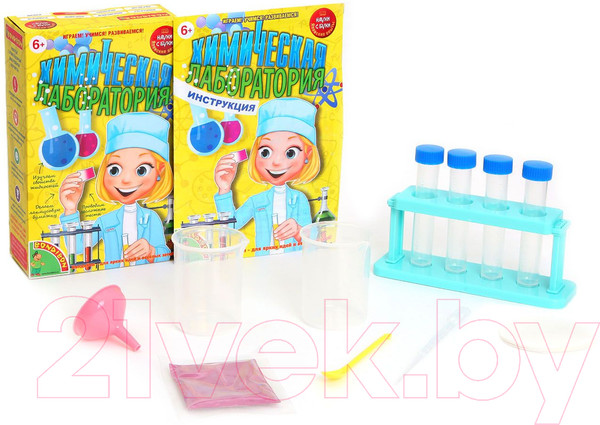 Изображение товара Набор для опытов Bondibon Японские опыты. Химическая лаборатория / ВВ1170