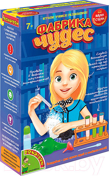Изображение товара Набор для опытов Bondibon Японские опыты. Фабрика чудес / ВВ1454
