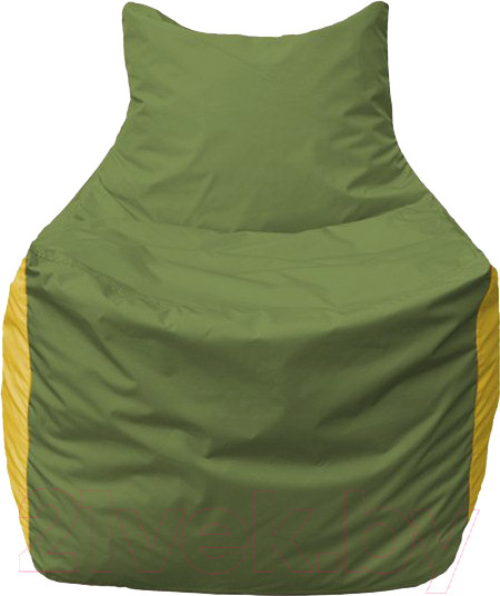 Изображение товара Бескаркасное кресло Flagman Фокс Ф21-228 (оливковый/желтый)