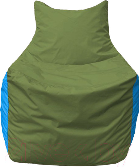 Изображение товара Бескаркасное кресло Flagman Фокс Ф21-229 (оливковый/голубой)