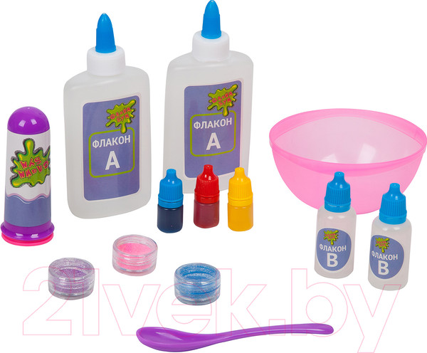 Изображение товара Набор для создания слайма Bondibon Радужный слайм / ВВ3776