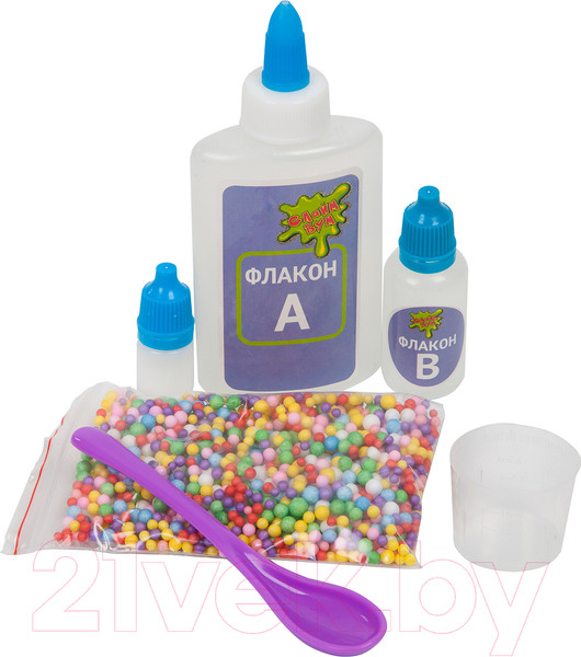 Изображение товара Набор для создания слайма Bondibon Слайм с шариками / ВВ3779