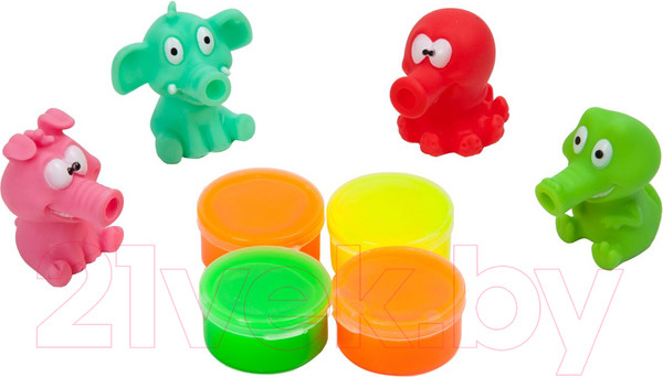 Изображение товара Набор слаймов Bondibon Слайм-чудики / ВВ3754