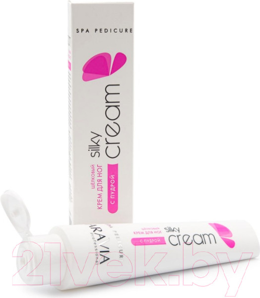 Изображение товара Крем для ног Aravia Professional Silky Cream шелковый с пудрой (100мл)