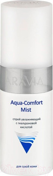 Изображение товара Спрей для лица Aravia Professional Aqua Comfort Mist с гиалуроновой кислотой увлажн. (150мл)