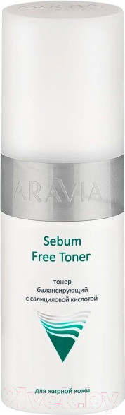 Изображение товара Тонер для лица Aravia Professional Sebum Free Toner с салициловой кислотой (150мл)