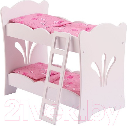 Изображение товара Аксессуар для куклы KidKraft Двухъярусная кроватка-колыбель / 60130-KE