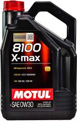 Изображение товара Моторное масло Motul 8100 X-max 0W30 / 106571 (5л)