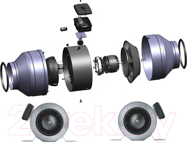 Изображение товара Вентилятор канальный Soler&Palau Jetline-100 / 5145895600