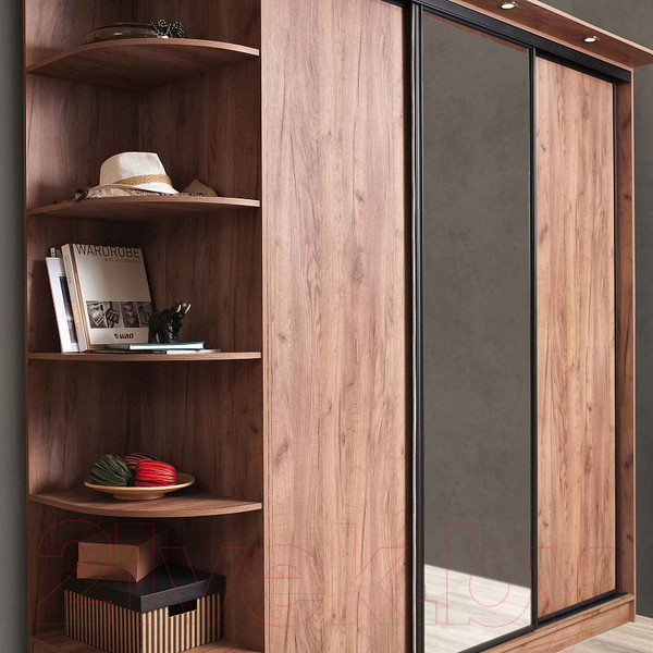 Изображение товара Угловое окончание для шкафа Глазов Home 44 (дуб табачный Craft)