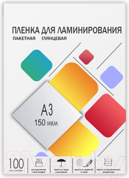 Изображение товара Пленка для ламинирования Гелеос LPA3-150 303x426 150мик