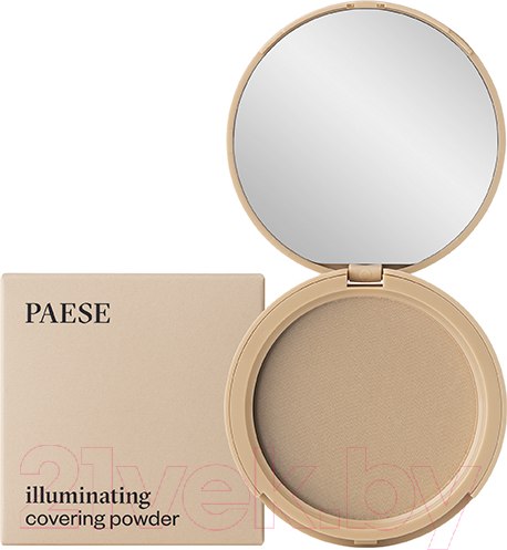 Изображение товара Пудра компактная Paese Illuminating Covering Powder 1С (теплый бежевый)