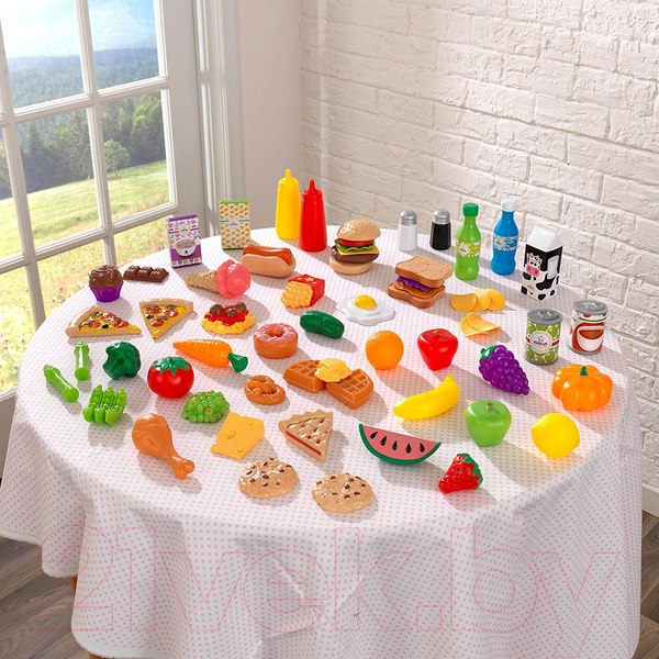 Изображение товара Набор игрушечных продуктов KidKraft Вкусное удовольствие / 63510-KE
