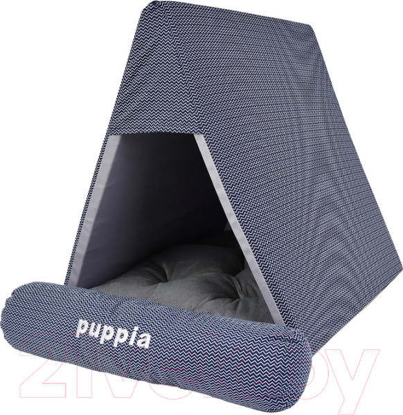 Изображение товара Домик для животных Puppia Wave Check / OASD-AU6036-NY-FR (синий)
