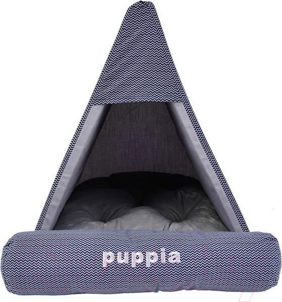 Изображение товара Домик для животных Puppia Wave Check / OASD-AU6036-NY-FR (синий)