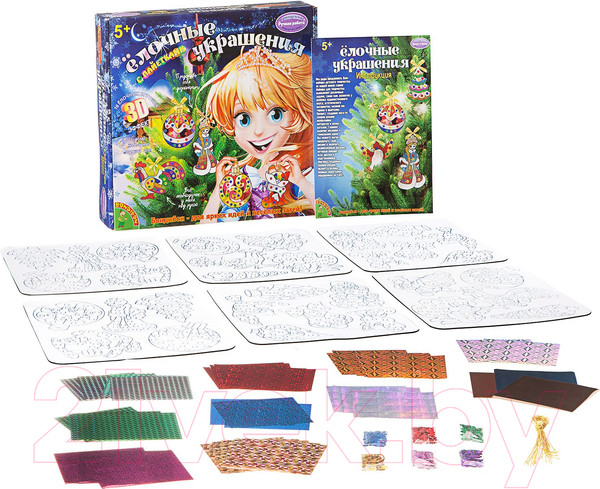 Изображение товара Набор для творчества Bondibon Елочные украшения / ВВ1598