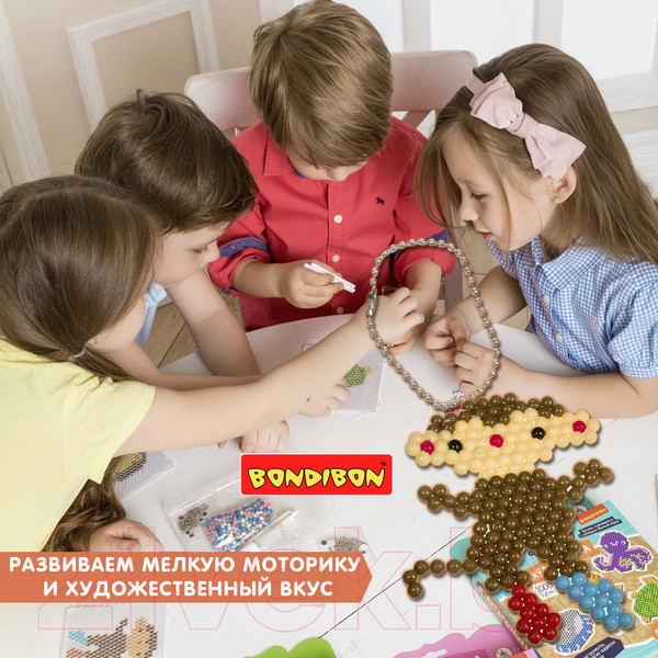 Изображение товара Развивающая игра Bondibon Аквамозаика 1000 бусин! На арене цирка / ВВ3406