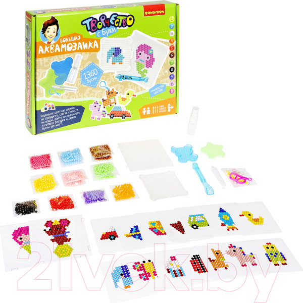 Изображение товара Развивающая игра Bondibon Большая Аквамозаика / ВВ3364