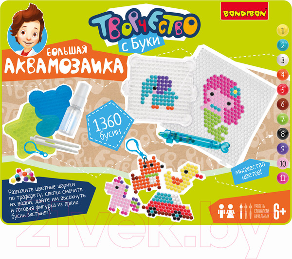 Изображение товара Развивающая игра Bondibon Большая Аквамозаика / ВВ3364