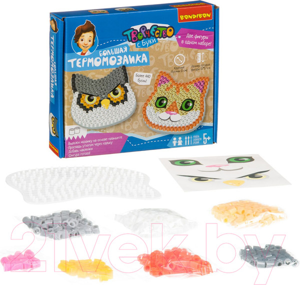 Изображение товара Развивающая игра Bondibon Большая Термомозаика / ВВ3955