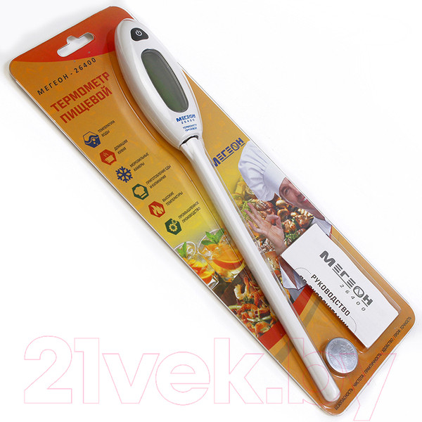 Изображение товара Кухонный термометр Мегеон 26400 / ПИ-11062
