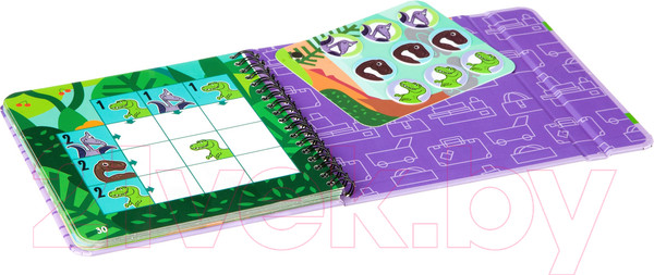 Изображение товара Развивающая книга Bondibon Логистическая игра. Логозавры / ВВ2099