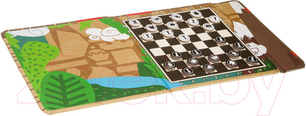 Изображение товара Набор настольных игр Bondibon Шашки и шахматы / ВВ3413