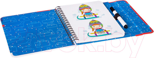 Изображение товара Развивающая книга Bondibon Найди отличия! Новогодняя серия / ВВ2344