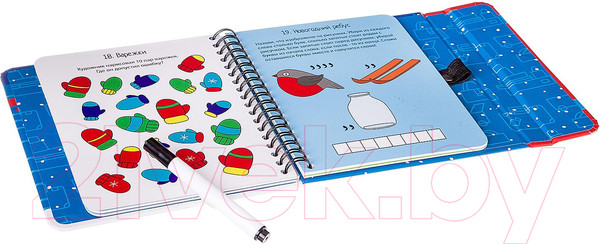 Изображение товара Развивающая книга Bondibon Логистические игры. Новогодняя серия / ВВ2345