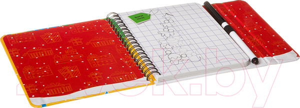 Изображение товара Развивающая книга Bondibon Новогодняя серия. Дорисуй! Уровень сложности средний / ВВ3545