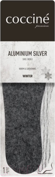 Изображение товара Стельки для обуви Coccine Aluminium Silver (39р)