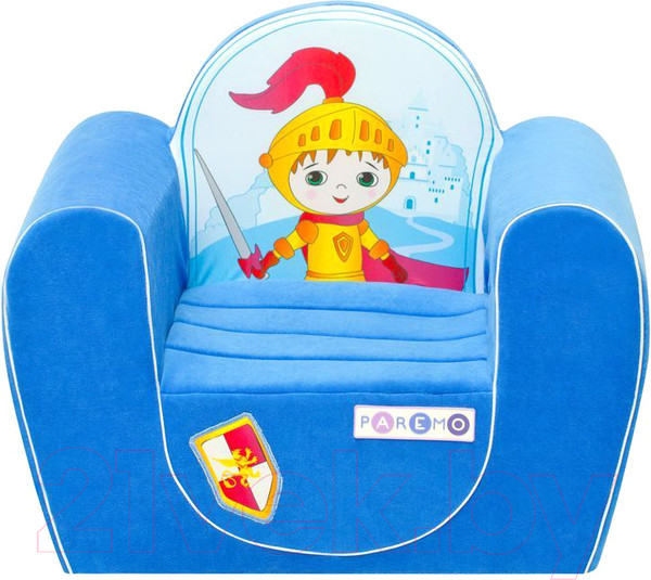 Изображение товара Кресло детское Paremo Рыцарь / PCR316-02 (голубой)