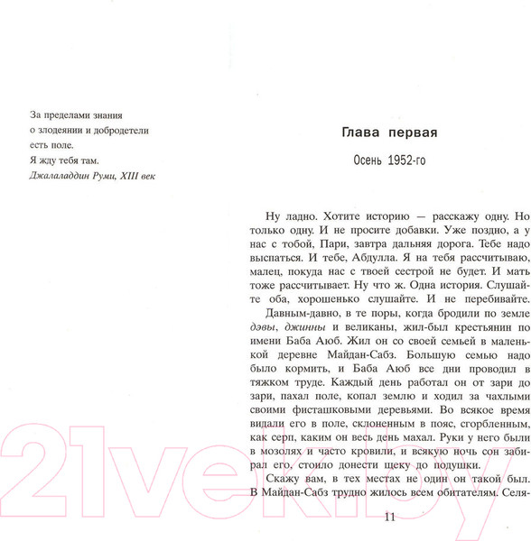 Изображение товара Книга Фантом-пресс И эхо летит по горам (Хоссейни Х.)