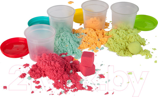 Изображение товара Кинетический песок Bondibon Марсианский песок / ВВ2728