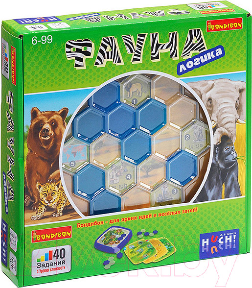 Изображение товара Настольная игра Bondibon Фауна / ВВ0959