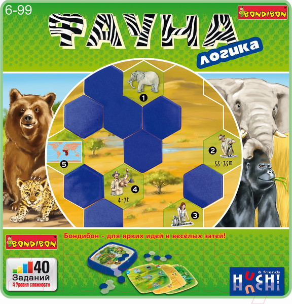 Изображение товара Настольная игра Bondibon Фауна / ВВ0959