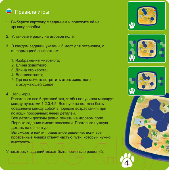 Изображение товара Настольная игра Bondibon Фауна / ВВ0959